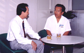 Dr. Tam Trong Huynh and Dr. Nguyen Viet Nam - Director of Cho Ray Hospital - Saigon, Vietnam